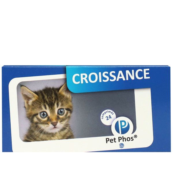 Croissance Pet Phos chaton 24 comprimés