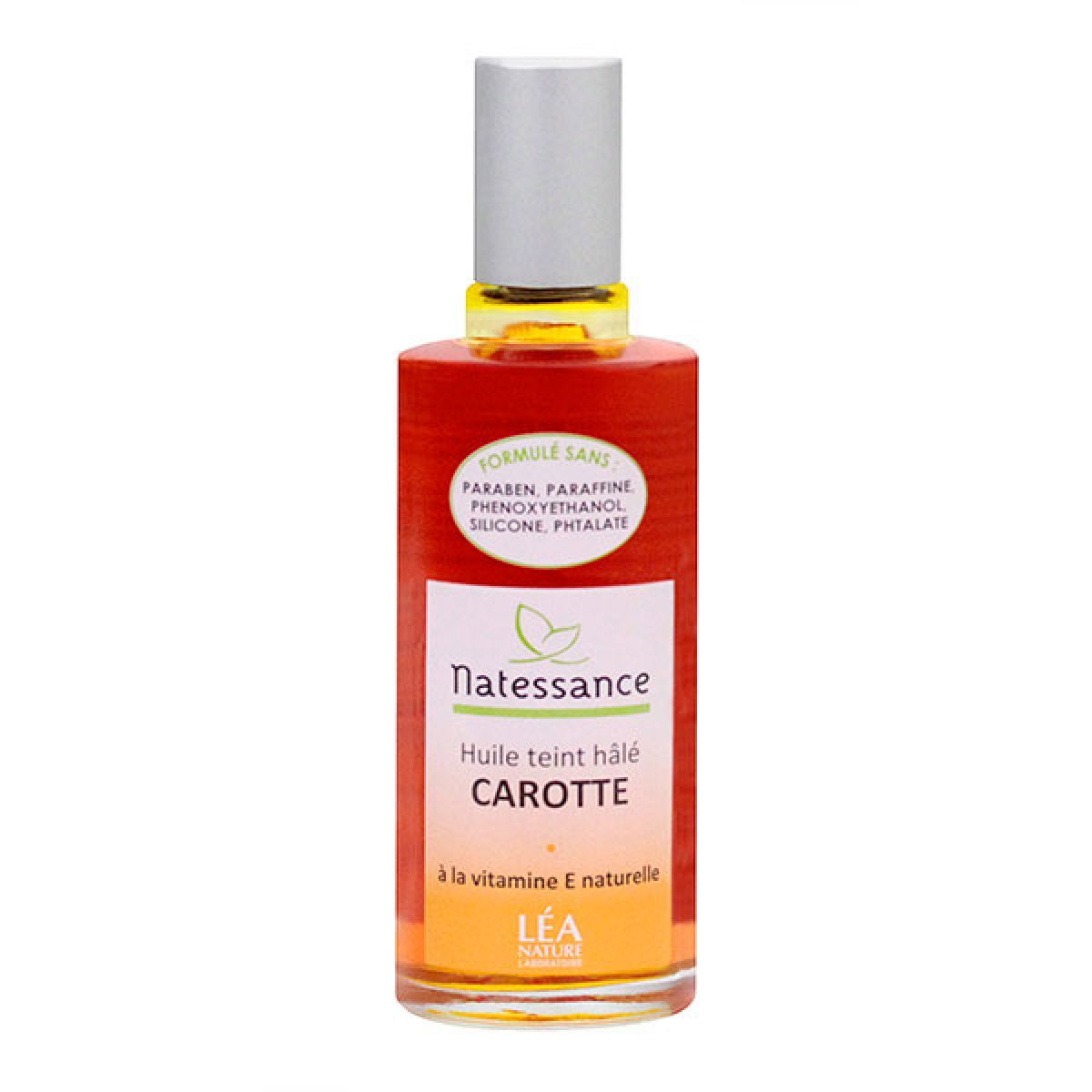 Huile De Carotte 100% Naturelle - Spray 30 Ml - Sans Parabènes - Pour Tous Types De Peau