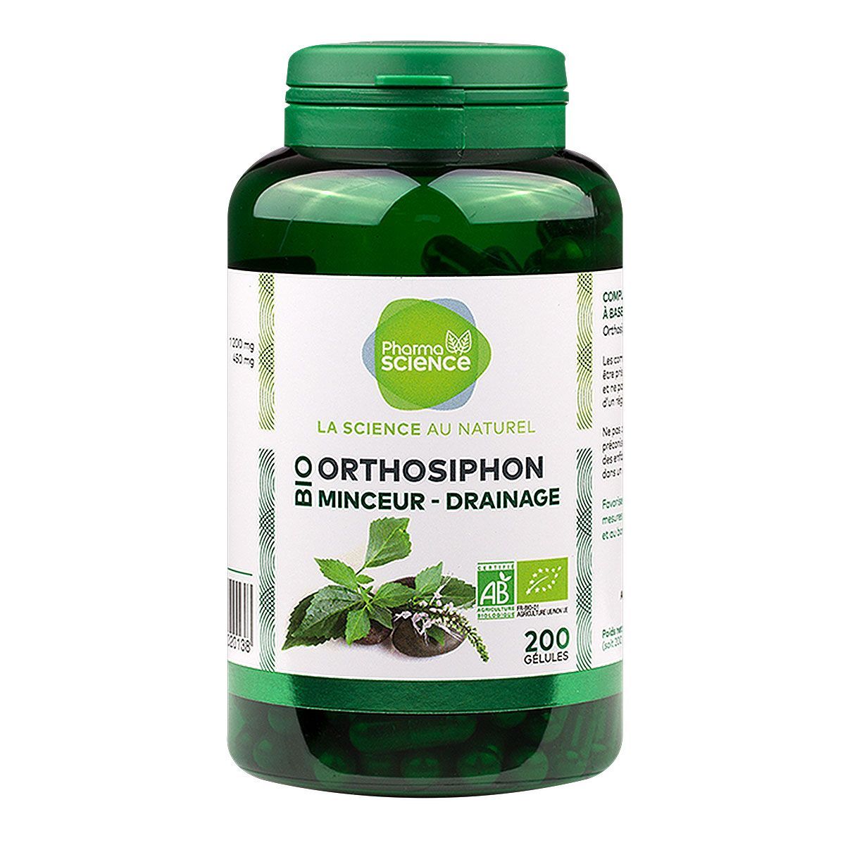 Gélules Orthosiphon (feuille) 240 Gélules Dosées à 260 Mg - France Herboristerie