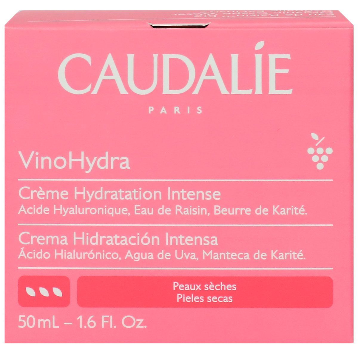Coffret Caudalie SOS Hydratation Intense - Crème, Sérum Et Masque - Neuf