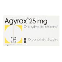 Agyrax 25mg 15 comprimés sécables