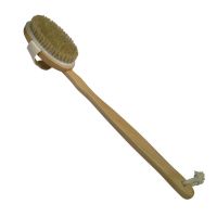 Brosse de bain manche en bois