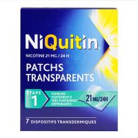 7 patchs transparents 21mg