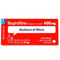 Ibuprofène 400mg 10 comprimés pelliculés