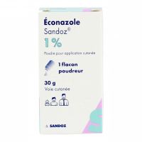 Econazole sandoz 1% poudre 30g