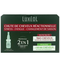 Chute de cheveux réactionnelle 2en1 lotion 14 fioles