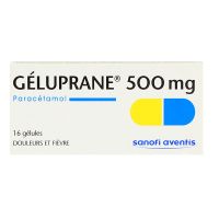 Géluprane 500mg 16 gélules
