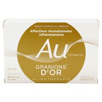 Granions d'or 30 ampoules