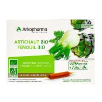 Arkofluides artichaut-fenouil bio 20 ampoules