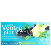 Extra ventre plat charbon actif saveur menthe poivrée 7x10ml