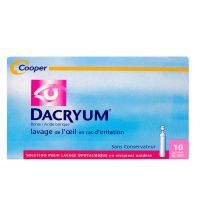 Dacryum solution pour lavage oculaire 10 unidoses x 5ml