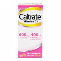 Caltrate vitamine D3 60 comprimés