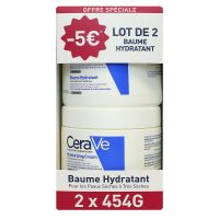 Baume hydratant duo visage et corps peau sèche 2x454ml