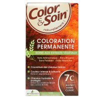 Color & Soin coloration permanente - 7C blond terre cuivré