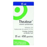 Thealose solution oculaire 450 gouttes 15ml