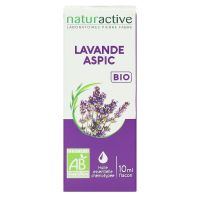 Huile essentielle de lavande aspic bio 10ml