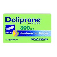 Doliprane 300mg 10 suppositoires