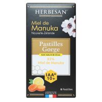 Miel de Manuka 8 pastilles miel citron IAA