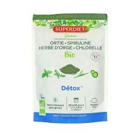 Mix Detoxification poudre bio spiruline ortie orge chlorelle 200g