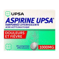 Aspirine 1000mg 20 comprimés