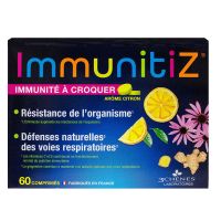 Immunitiz résistance de l'organisme 60 comprimés citron