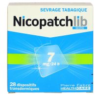 Nicopatch 7mg 24h 28 dispositifs transdermiques