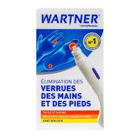 Wartner élimination des verrues mains & pieds