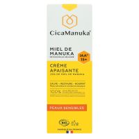 Miel de Manuka IAA15+ crème apaisante bio peau sensible 75ml