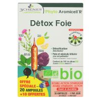 Detox foie bio 20 + 10 ampoules offertes