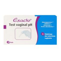 Test vaginal pH 3 unités