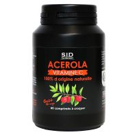 Acérola vitamine C 100% naturelle 60 comprimés
