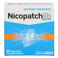 Nicopatchlib 14mg 24h 28 dispositifs transdermiques