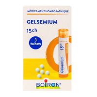 Gelsemium 15CH 3 tubes granules
