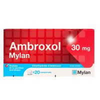 Ambroxol 30mg troubles sécrétion bronchique 20 comprimés