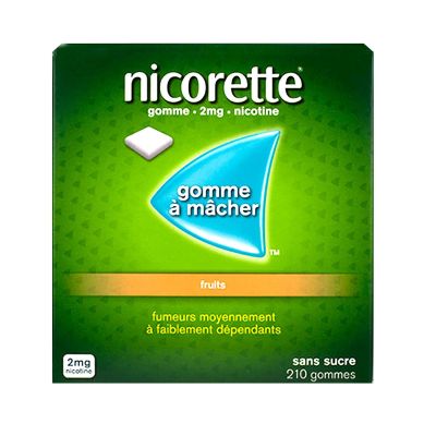 nicorette 2mg gommes à mâcher permet de réduire progressivement la ...
