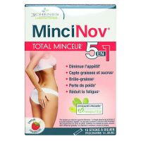 Mincinov Total Minceur 5en1 15 sticks à diluer