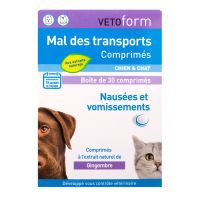 Mal des transports chiens & chats