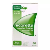 4mg menthe fraîche - 30 gommes