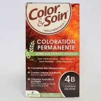 Color & Soin coloration permanente - 4B châtain brownie