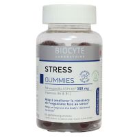 Stress Ashwagandha 300mg vitamines B6 et B12 60 gummies
