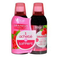 Draineur minceur 2x500ml (1 offert) - Framboise