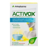 Activox pour inhalation 20 comprimés