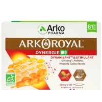 ArkoRoyal Dynergie bio dynamisant stimulant 20 ampoules