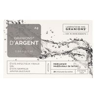 Granions d'argent 30 ampoules