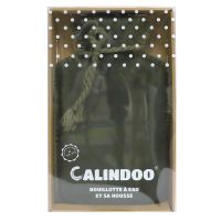 Bouillotte à eau et sa housse Flanelle vert 2 L