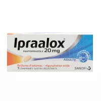 Ipraalox pantoprazole 20mg 7 comprimés