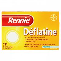 Rennie Déflatine 18 comprimés