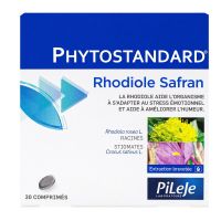 Phytostandard rhodiole & safran 30 comprimés