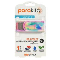 Bracelet anti-moustiques rechargeable Junior +3 ans Tye & Die avec 2 recharges