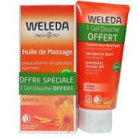 Sport arnica huile massage 200ml + gel douche bio 200ml